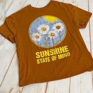 art class Sunshine State of Mind Kids Tee - Iron Orange-Brown